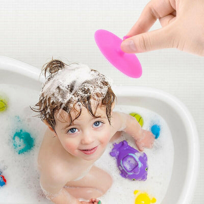 Silicone Soft Baby Bath Massage Brush.