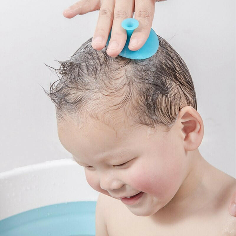 Silicone Soft Baby Bath Massage Brush.