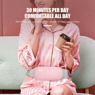 Electric Heated Hot Compress Belt Massager.