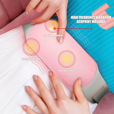 Electric Heated Hot Compress Belt Massager.