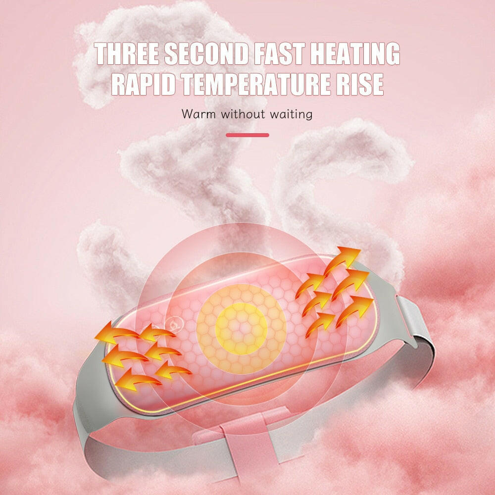 Electric Heated Hot Compress Belt Massager.