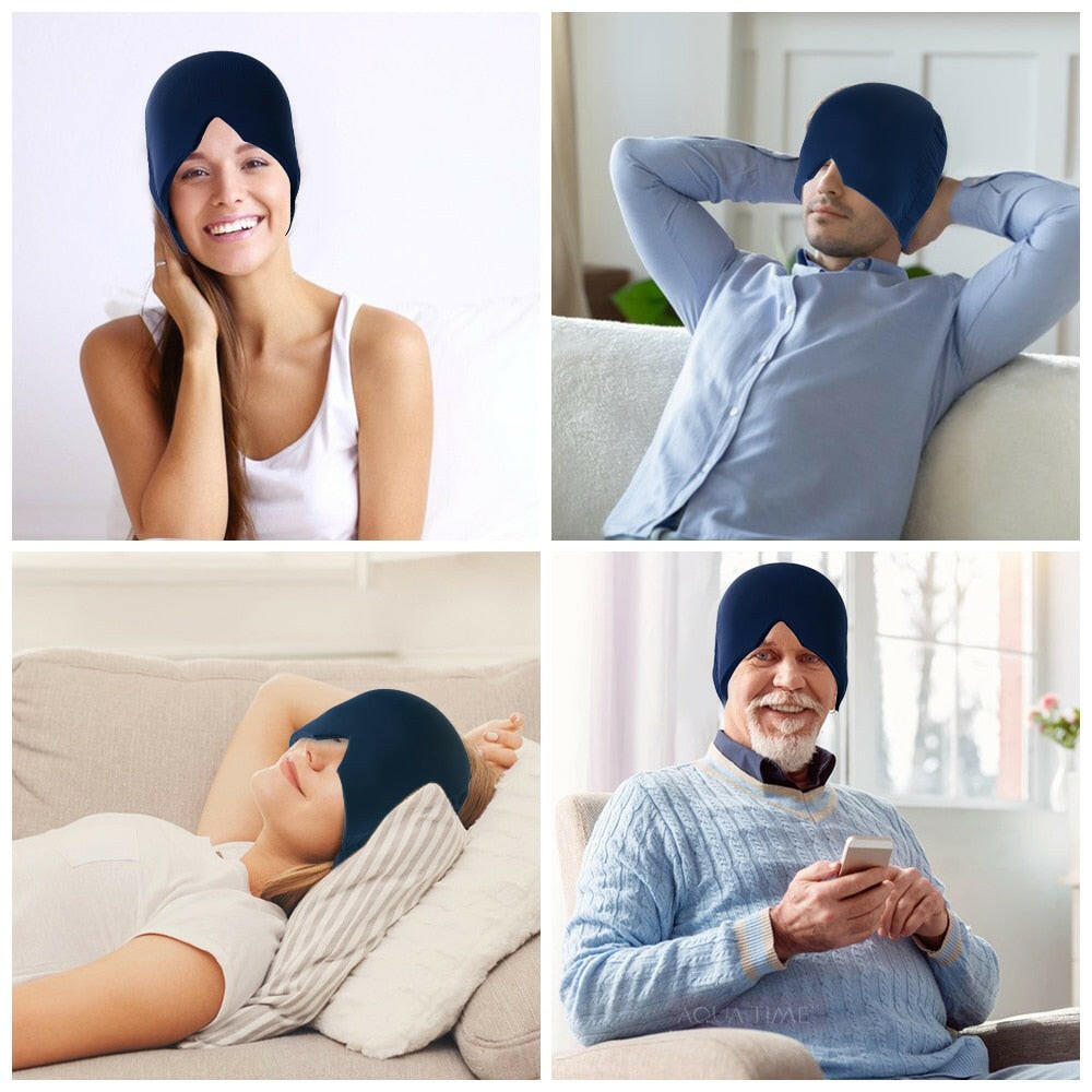 Gel Migraine Relief Hat.